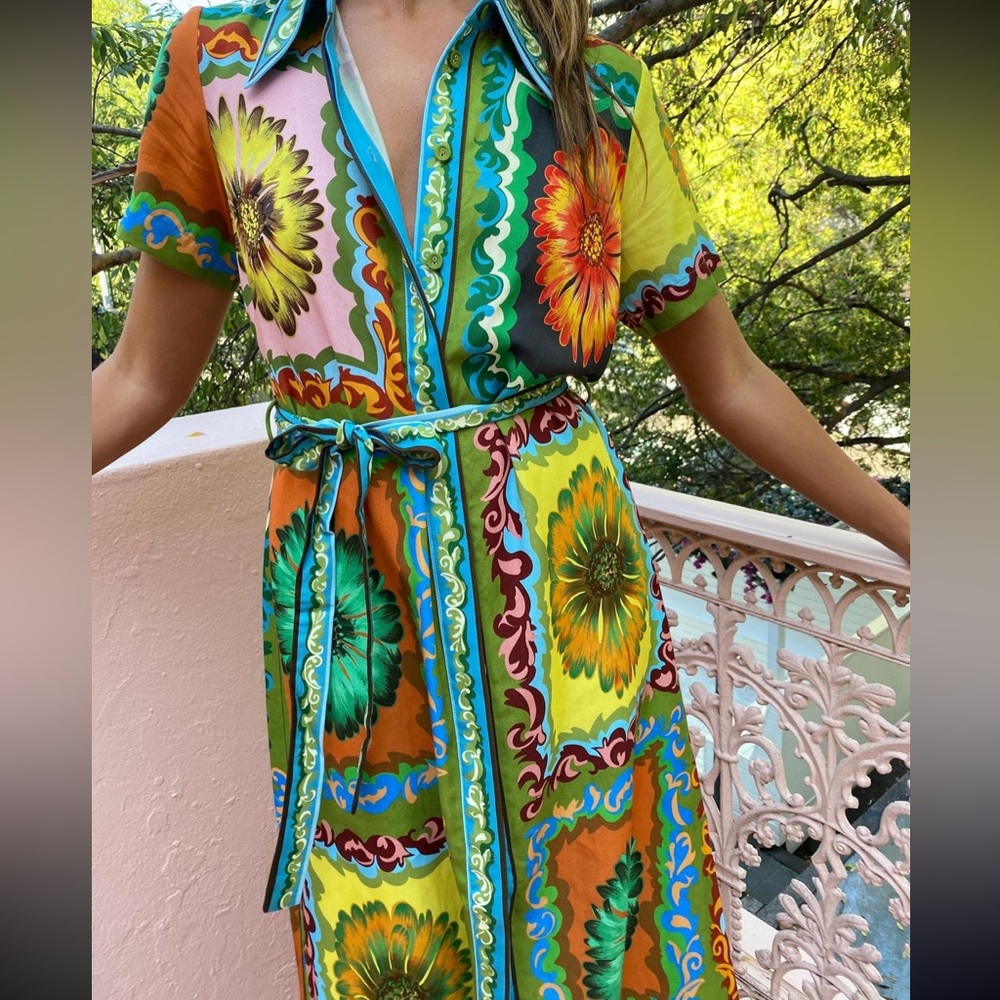 Alemais Disco Daisy shirt dress, size 2 US, excellent condition